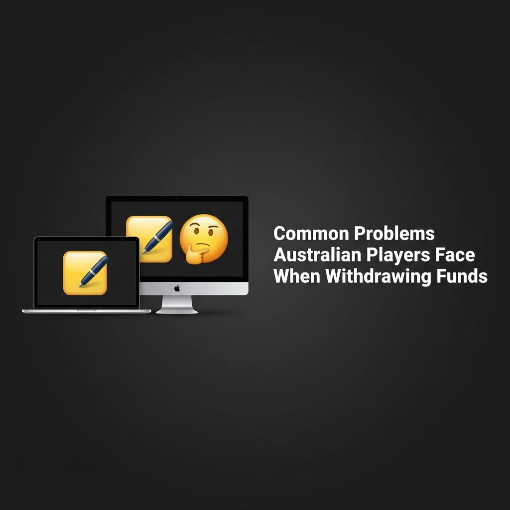 Australian players troubleshooting withdrawal issues including verification, wagering requirements, payment details, and account limits