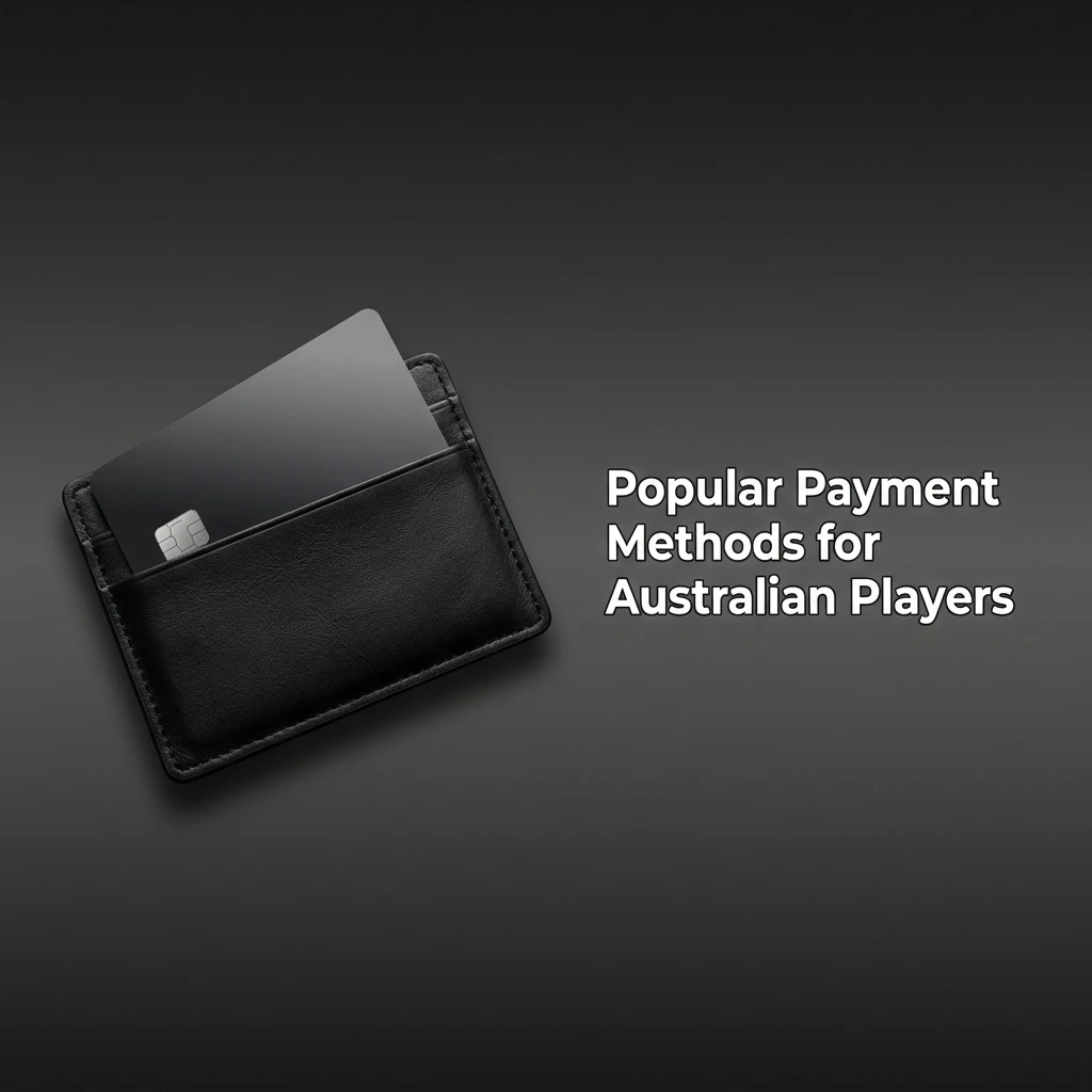Popular payment methods for Australian players including PayID, Visa, Apple Pay, Skrill, Neteller, and Binance Pay