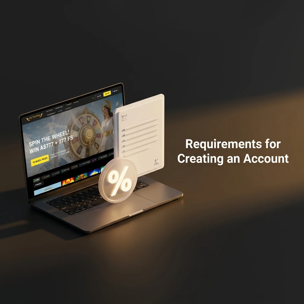 Australian gambling account requirements checklist showing age, ID, residency, and one-account-per-person rules