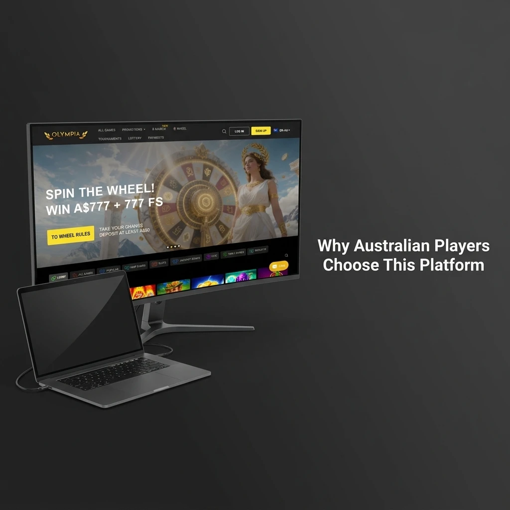Australian punters using Olympia platform for sports betting on AFL NRL cricket with secure mobile access on iOS and Android