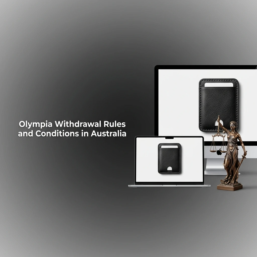 Olympia Casino withdrawal rules for Australian players covering verification, limits, and processing times