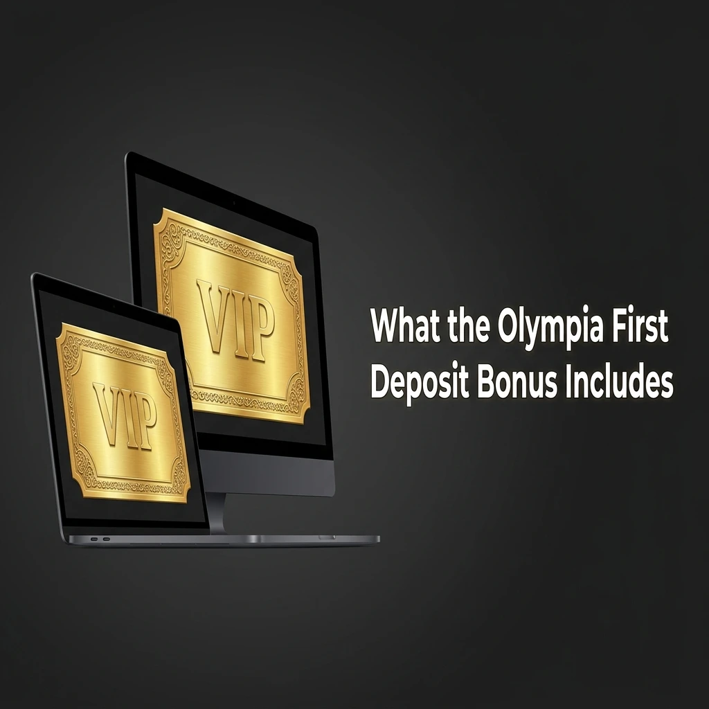 Olympia Casino first deposit bonus: 100% match up to A$10,000 plus 75 free spins with A$20 min deposit