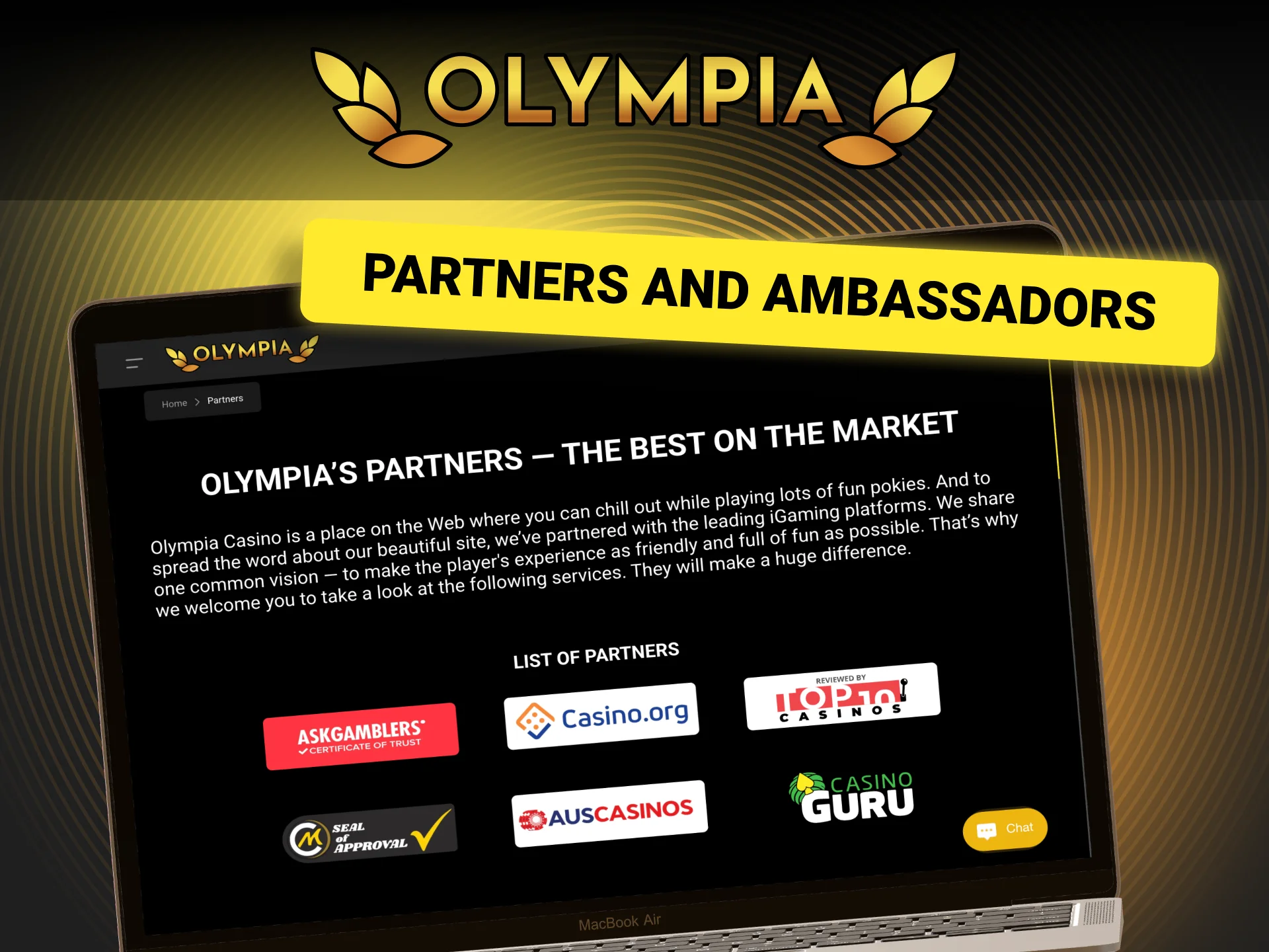 Discover Olympia’s sports ambassadors representing the brand in Australia.