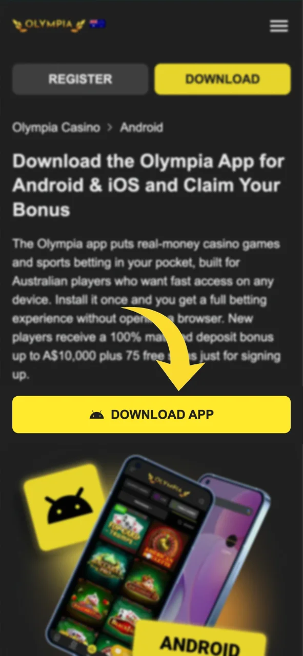 Click to download the verified Olympia mobile software.