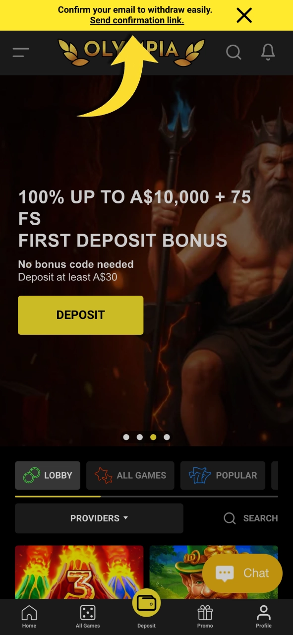 Verify with Olympia today and access your account securely.