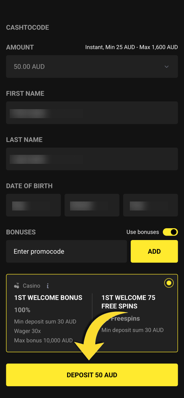 Fund your Olympia account today and choose from trusted payment methods.