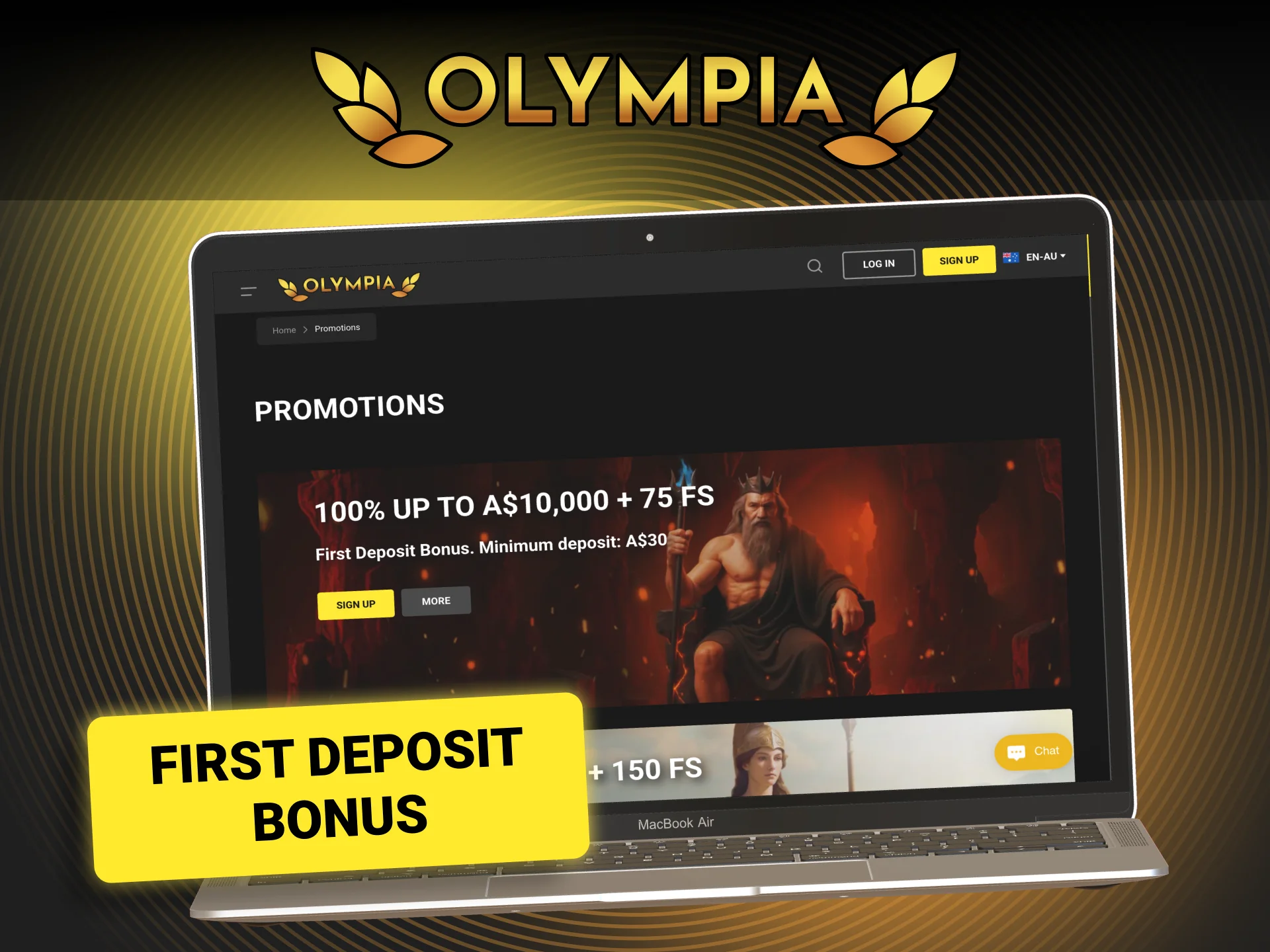 Opt-in to the Olympia welcome package during your first transaction.