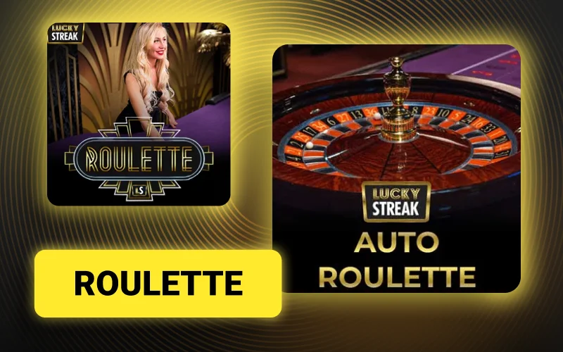 Enjoy a variety of European and American Roulette games at Olympia.