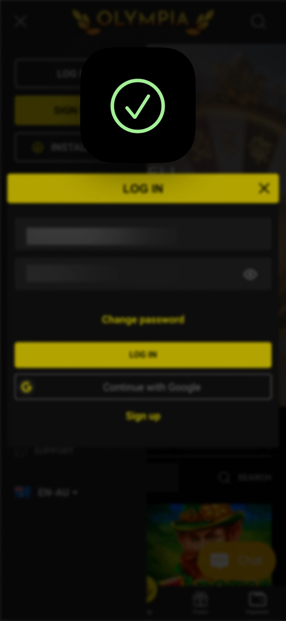 Complete Olympia verification now and secure your login with two factor authentication.