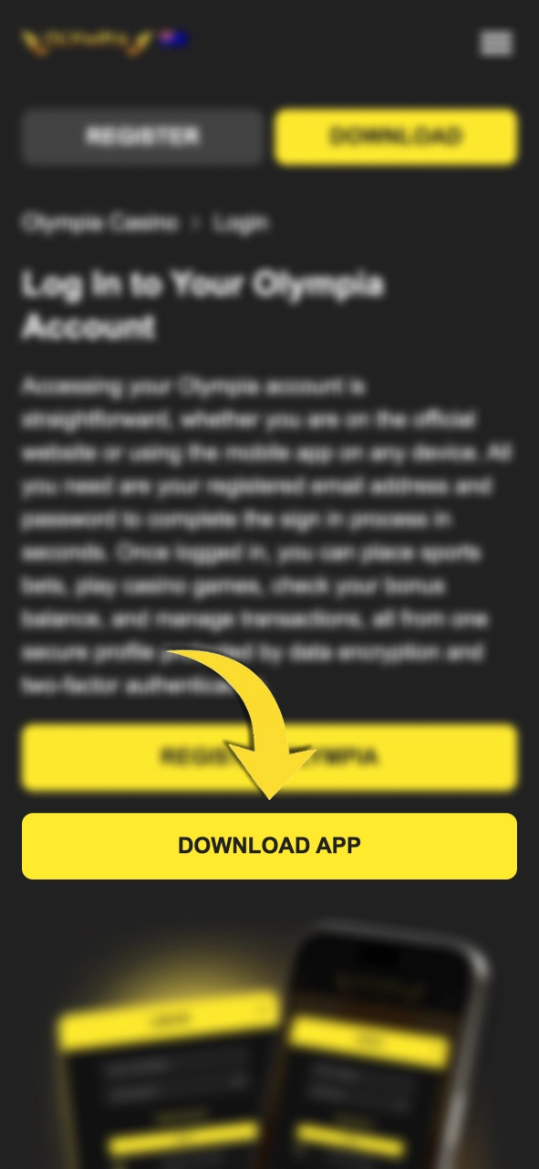 Get Olympia now and experience faster sign in with saved login details.