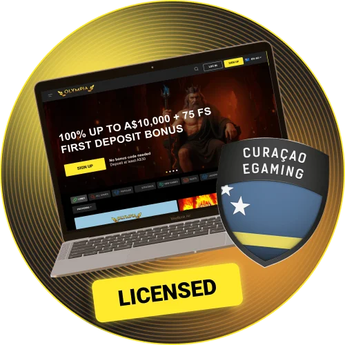 Trust the official Curacao licence of Olympia.
