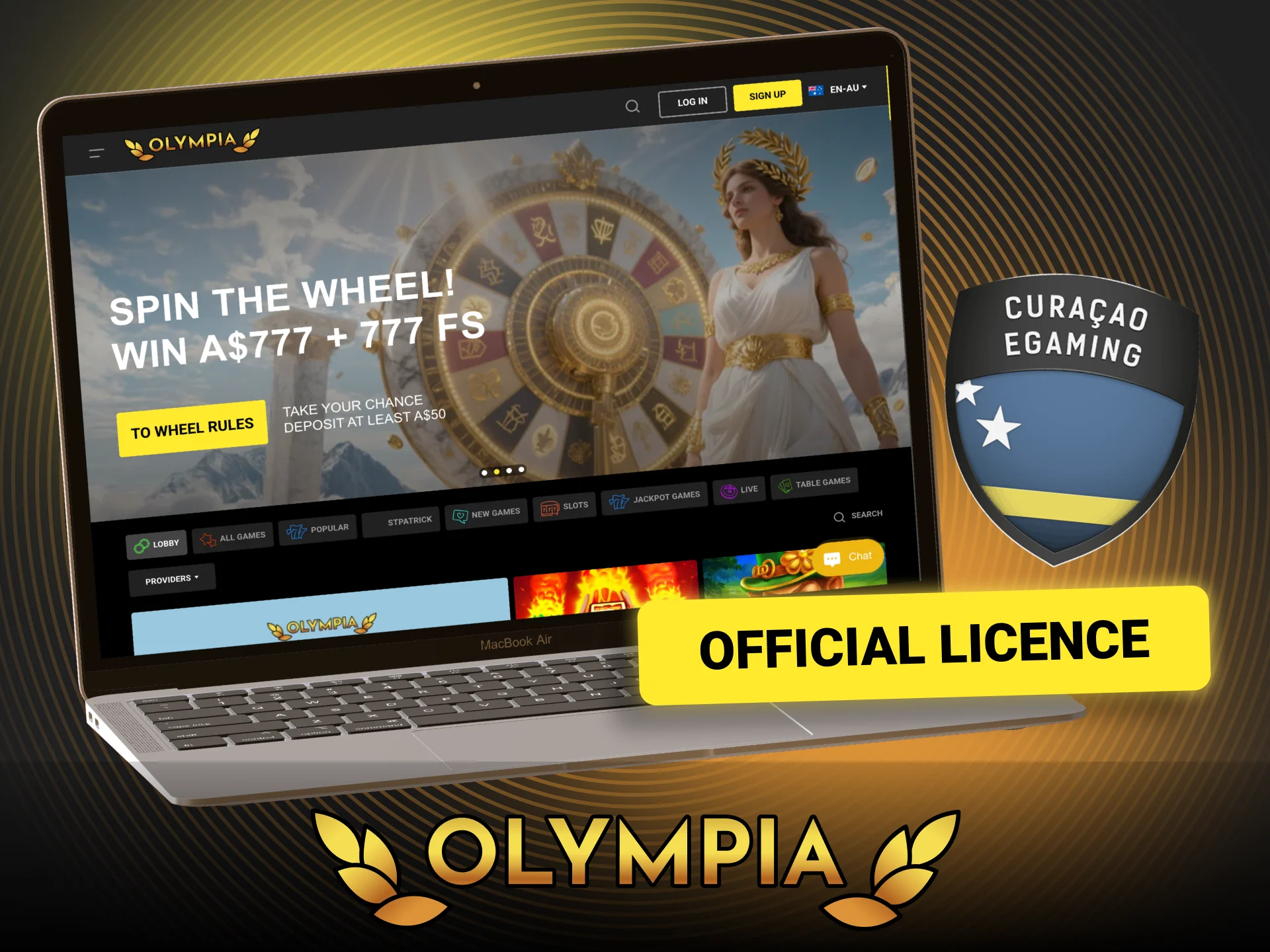 Ensure your data is protected with Olympia regulations.