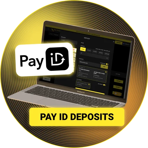 Deposit funds instantly at Olympia using PayID.