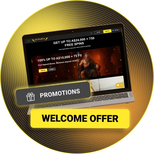 Activate the huge welcome package at Olympia now.