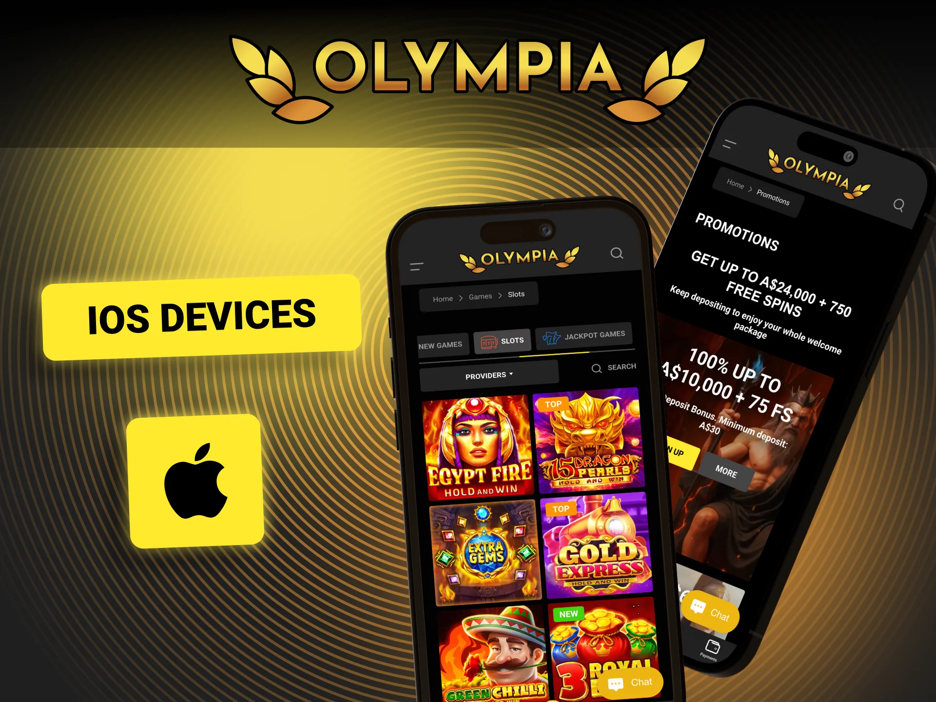 Check the list of compatible iPhone models for the Olympia PWA.