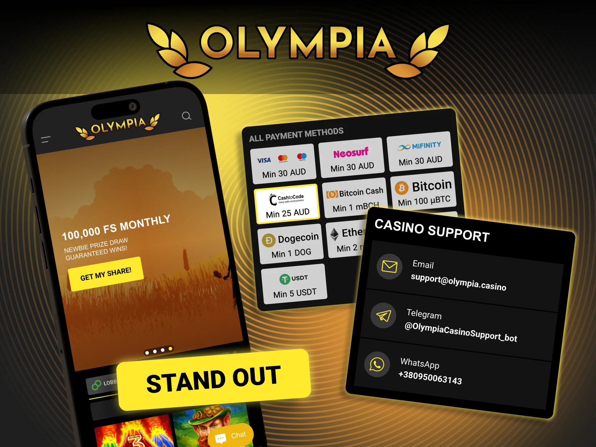 Discover why the Olympia mobile platform stands out for Australians.