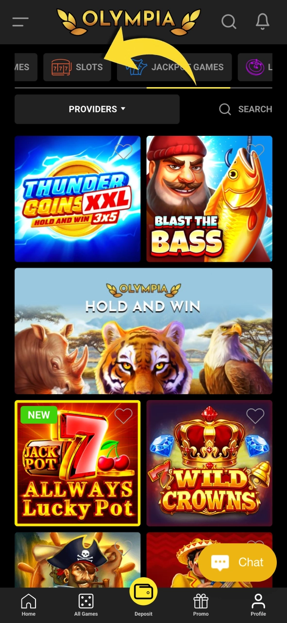Discover Olympia now and find games tailored to your preferences.