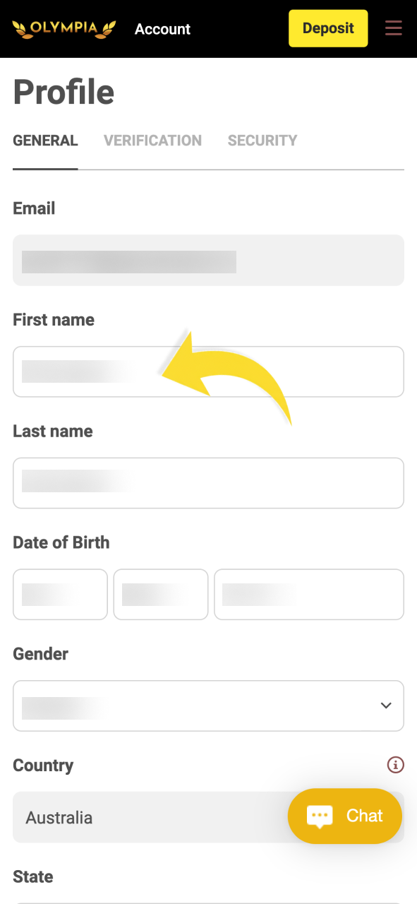 Check your Olympia profile today and update your personal details if needed.